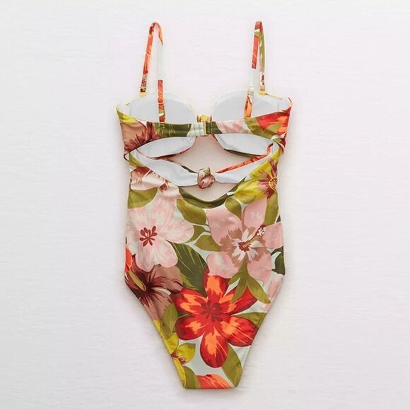 Sunfere FLOWER PRINTED SWIMSUIT with pareo - Picture 4 of 11